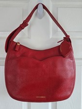 Lulu Guinness Red Leather Crossbody /shoulder Bag