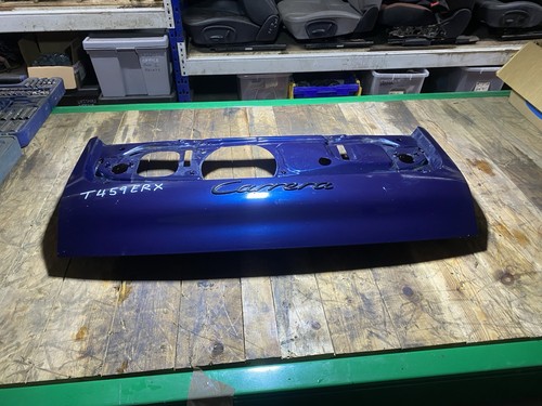 Porsche 996 engine lid blue - porsche,