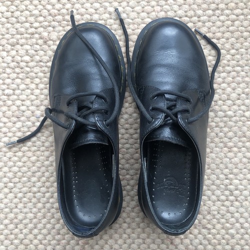 Black leather doctor - black, martens