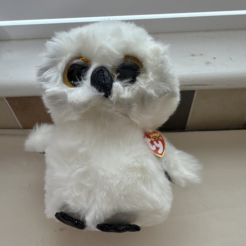 Beanie boos white owl - ty,