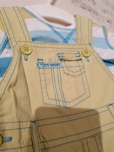 Baby dungarees set lime - set,