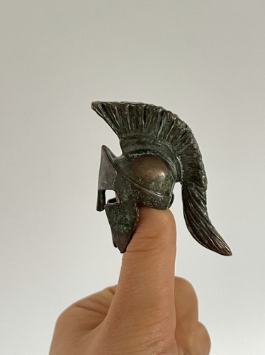 Ancient greek bronze miniature - ancient,