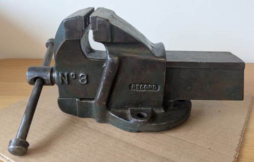 Vintage record vice - vice, made