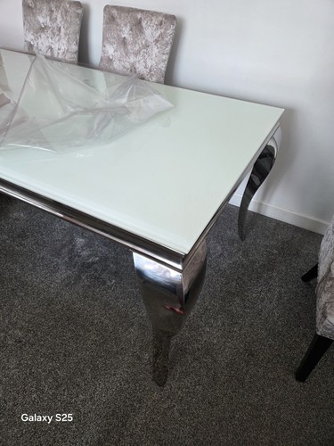 High gloss white glass - gloss,