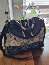 CROSS-OVER/SHOULDER LEATHER BAG - GENUINE ELISA CAVALETTI UNIQUE  .. NEW