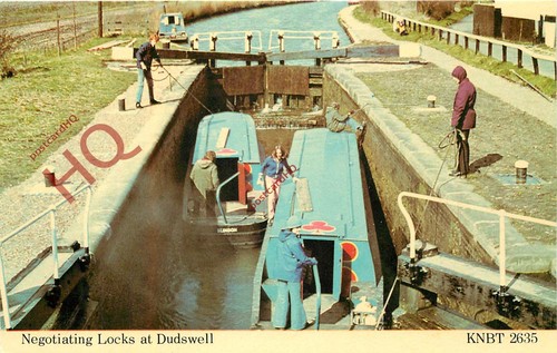 Picture postcard canal - picture,