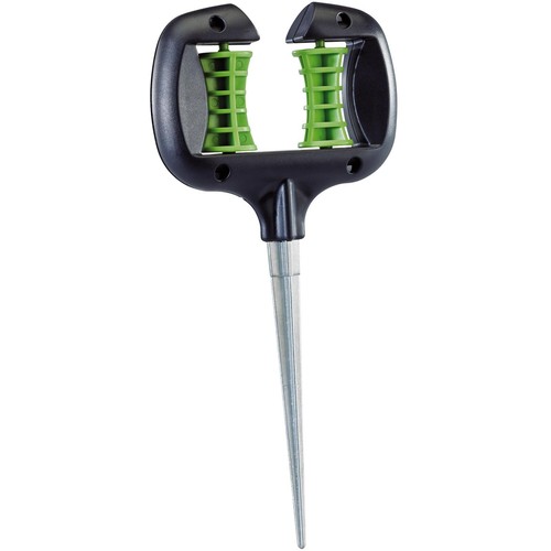 Ground spike garden hose - hose, guide