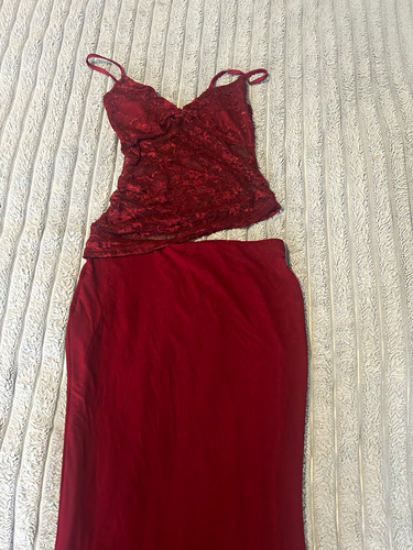 Shein burgundy floral lace - burgundy,