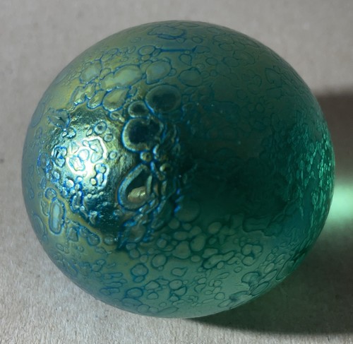 Vintage heron glass iridescent - heron,