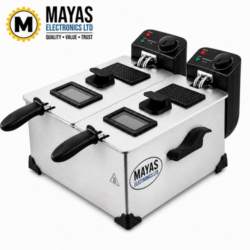 Dual deep fat fryer 2x3l - dual,
