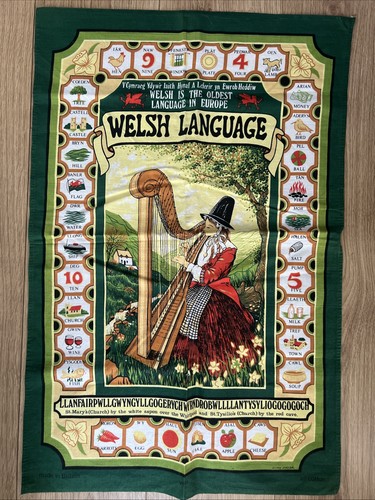 Vintage retro welsh language - retro,