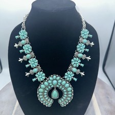 Turquoise Squash Blossom