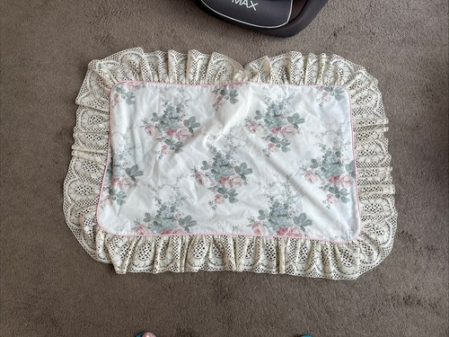 Vintage white pink rose - pink,