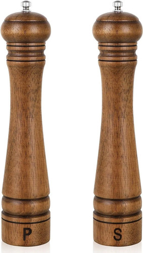 Salt pepper mill set - set, wooden