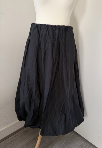 Zara black line taffeta - black, a-line