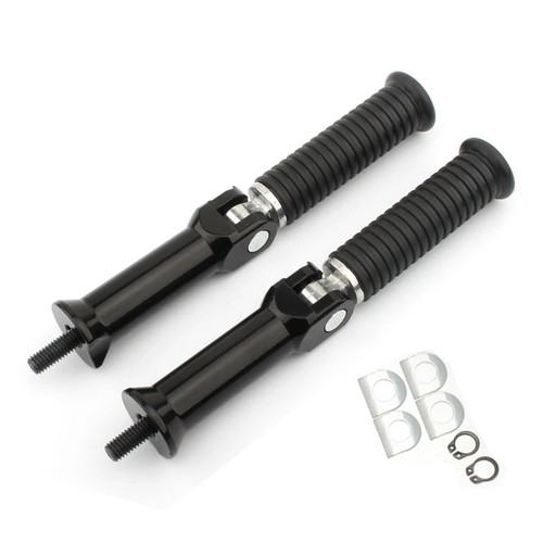 Black footrests mount - mount, brackets