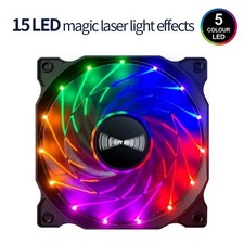 120mm PC Case Fan 12V 4Pin LED