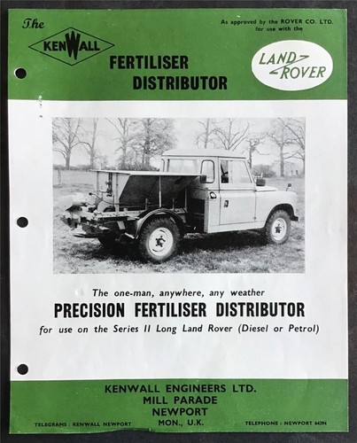 Land rover kenwall - kenwall, fertiliser