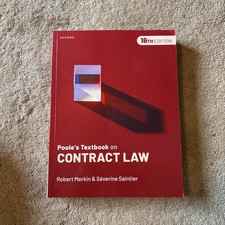 Pooles Textbook on Contract Law 16th Edition by Merkin and Saintier