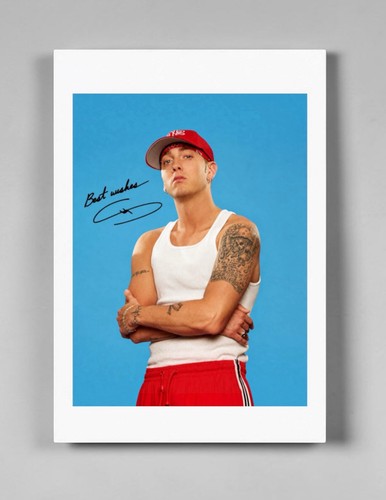 Eminem signed autograph photo - eminem,