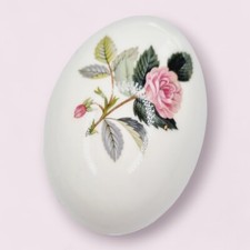 Wedgwood Hathaway Rose Trinket Pot Egg Vintage Bone China