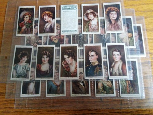 Wills cigarette cards cinema - cigarette,