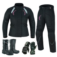 Ladies Women Motorcycle Set