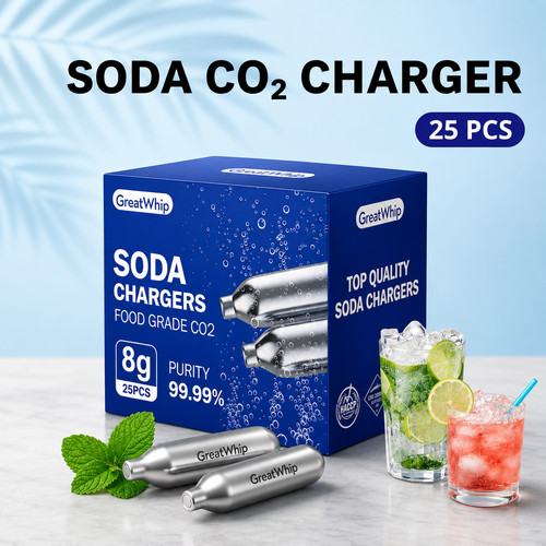 Greatwhip soda chargers - soda,