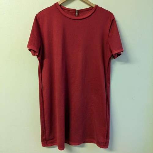Zara trafaluc red faux soft