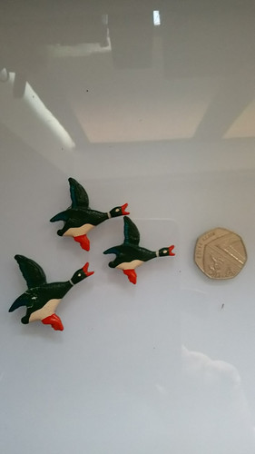 Mallard duck fridge magnet - duck,