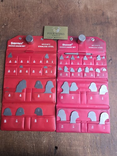 Starrett radius guage gage - starrett,