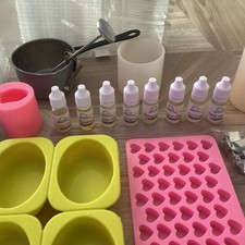 Candle and Wax melts Making Kits x2  with Moulds ,