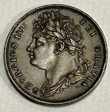 1822 George IV Copper Farthing