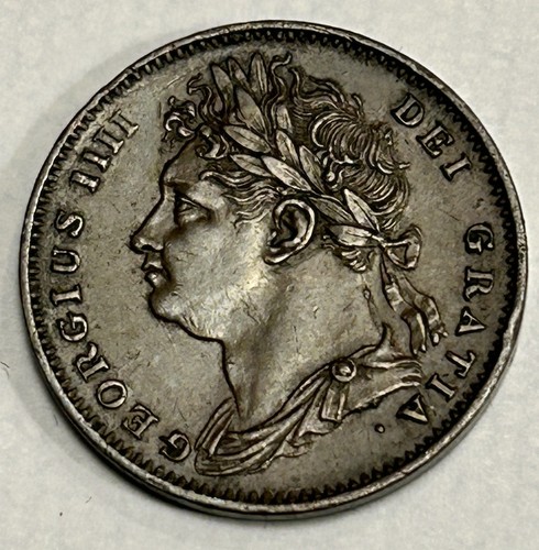 1822 george copper farthing - 1822, iv
