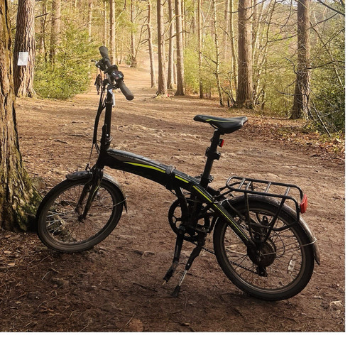 Carrera folding bike black - folding,