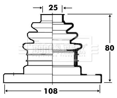 Borg beck bcb2810 - bcb2810, front