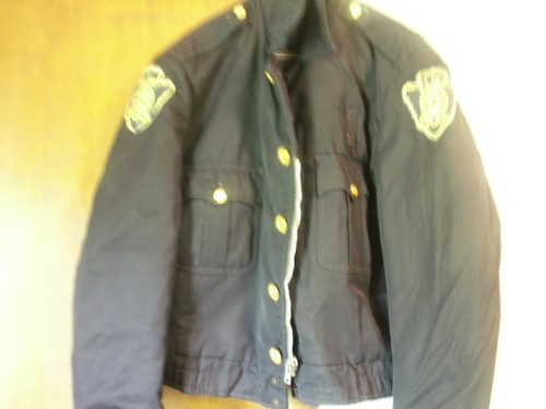 Used police jacket - police, wool