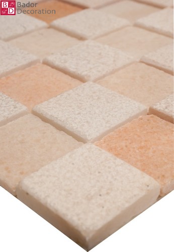 Marbled mosaic mosaic tiles