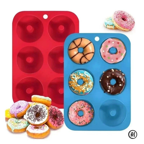 Silicone donut baking moulds - donut,