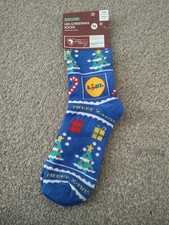 LIDL BLUE CHRISTMAS SOCKS