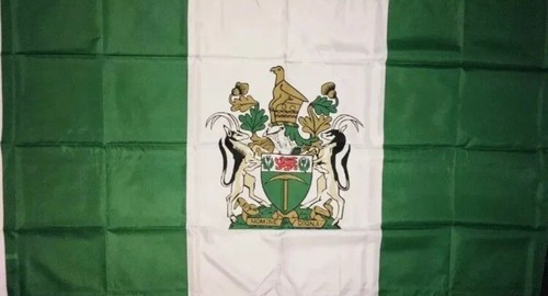 Old rhodesian flag - rhodesian, (zimbabwe)
