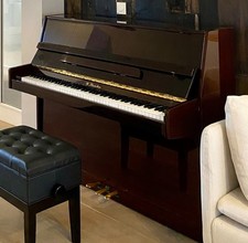 W. Streicher upright Piano in good condition, Includes stool