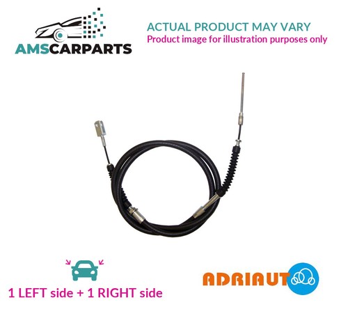 Handbrake cable pair rear - handbrake,