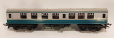 Tri-ang TT Gauge T 87 Blue/Grey Composite coach, lighter in colour than usual