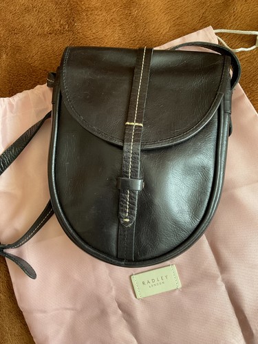 Radley black leather - leather, messenger