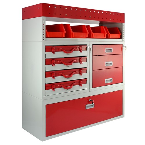 Van racking metal storage - van,