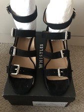 New Whistles Black Suede Multi