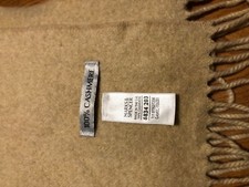 M&S Cashmere Scarf pale honey