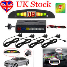 4 X Parking Sensors Car Auto Reverse Backup Rear Radar LED Alert System Kits