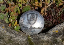 VINTAGE AUTOMOBILE RADIATOR CAR EMBLEM / BADGE # LAMBORGHINI TORINO ITALY